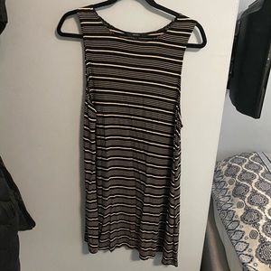 forever 21 shift dress striped